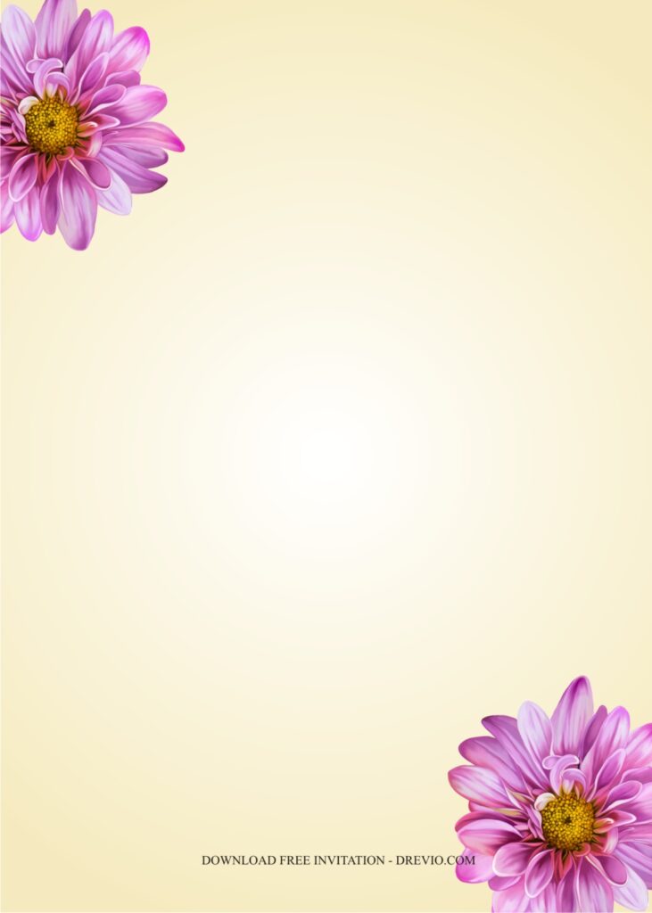 Pink Dahlia Invitation3 1