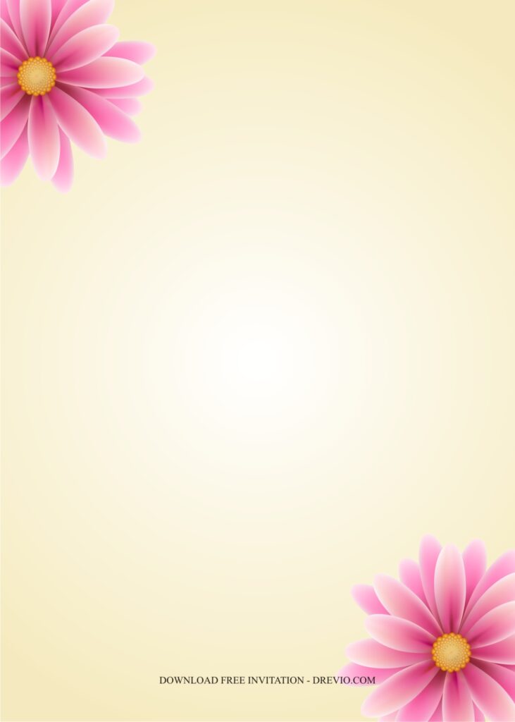 Pink Dahlia Invitation4 1