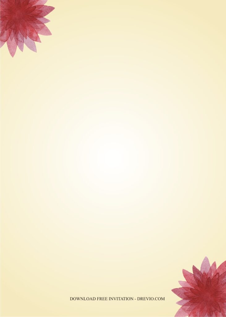 Pink Dahlia Invitation7 1