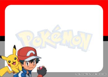 Pokemon Invitation Templates 2