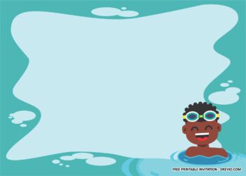 Pool Party Invitation Templates 2