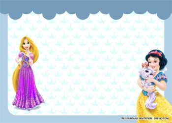 Princess Invitation Templates 2