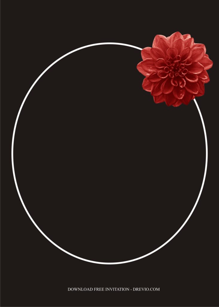 Red Dahlia Invitation4 1