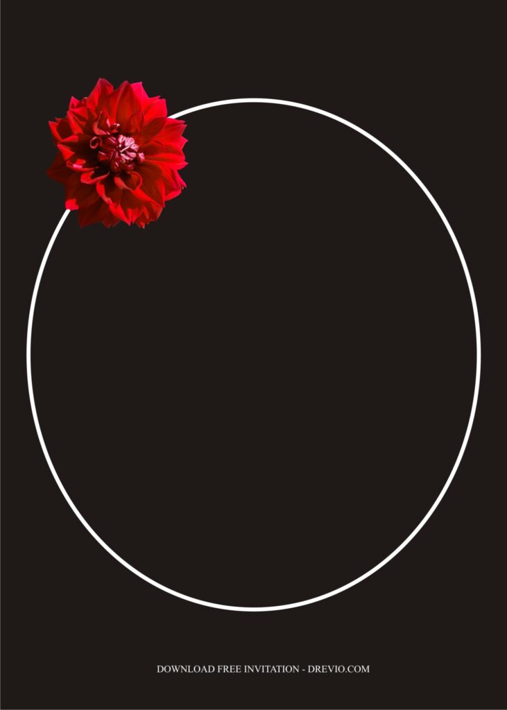 Red Dahlia Invitation5 1