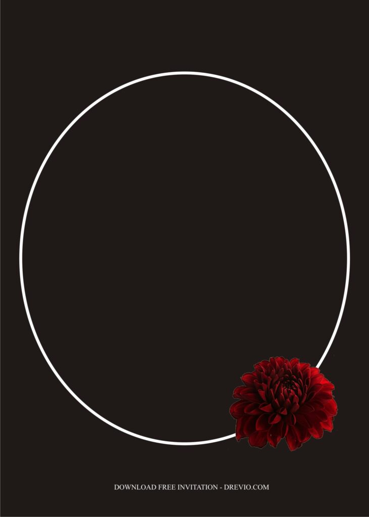 Red Dahlia Invitation6 1