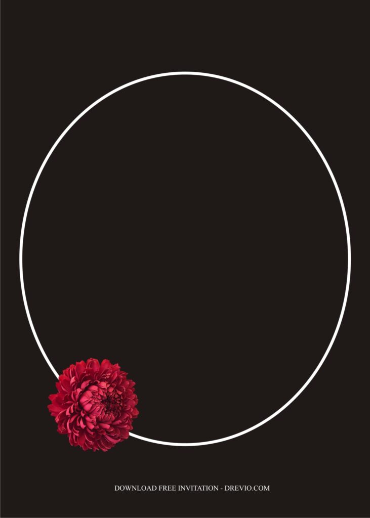 Red Dahlia Invitation7 1
