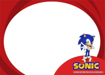 Sonic the Hedgehog Invitation Templates 2