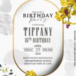 7+ Cascading Spring Bouquet Invitation Templates For Outdoorsy Couples