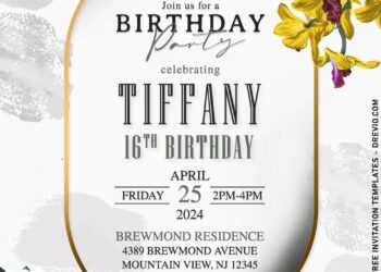 7+ Cascading Spring Bouquet Invitation Templates For Outdoorsy Couples