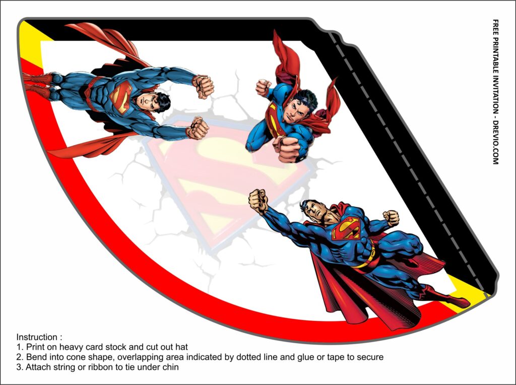 Superman Hat Templates