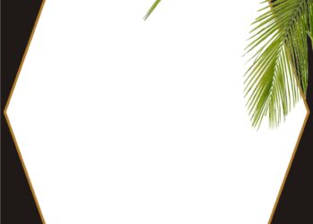 Tropical Green Leaf Invitation6 1