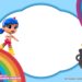 True and The Rainbow Invitation Templates 1