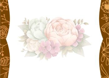 Vintage Floral Invitation Templates 2