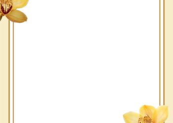 Yellow Orchid Flower4 1
