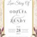 10+ Blossoming Cotton Gold Floral Wedding Invitation Templates Title
