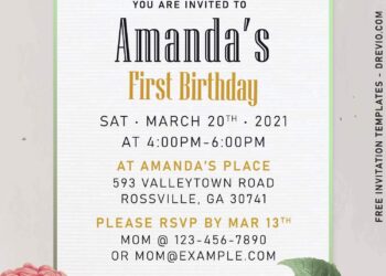 11+ Watercolor Rustic Flowers Birthday Invitation Templates