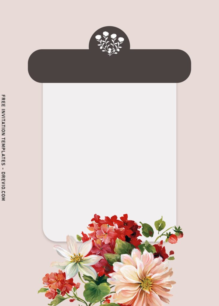 7 Chic Garden Floral Invitation Templates