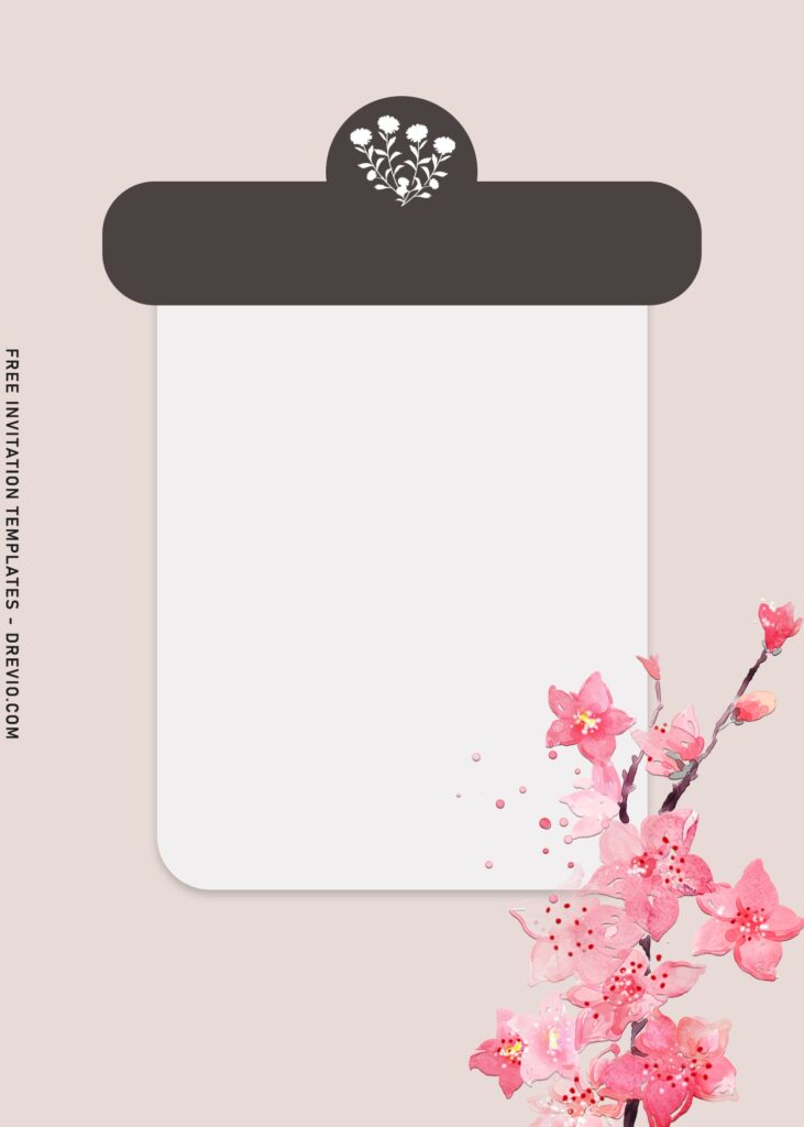 7 Elegant Garden Floral Invitation Templates