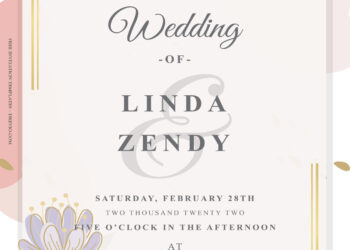 7+ Soft Spring Floral Gold Wedding Invitation Templates Title