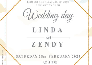 7+ Sweet Spring Floral Gold Wedding Invitation Templates Title