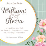 7+ Wonderful Spring Floral Gold Wedding Invitation Templates
