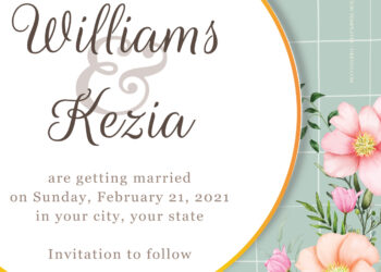 7+ Wonderful Spring Floral Gold Wedding Invitation Templates Title