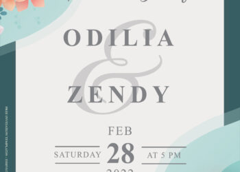 8+ Greenery Floral Gold Wedding Invitation Templates Title