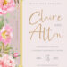 8+ Pink Promise Floral Gold Wedding Invitation Templates Title
