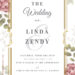 8+ Roses Petals Gold Floral Wedding Invitation Templates Title