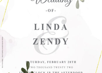 8+ Single Flower Gold Wedding Invitation Templates Title