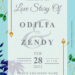 9+ Blue Freedom Gold Floral Wedding Invitation Templates Title