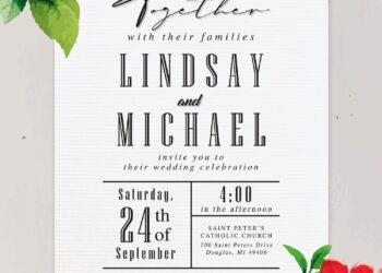 8+ Radiant Floral Invitation Templates For A Stunning Autumn Affair with