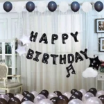 Simple Monochrome Birthday Party Ideas for Your Kids