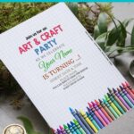 (Free Editable PDF) Colorful Art & Craft Party Invitation Templates