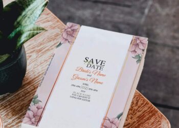 (Free Editable PDF) Delicate Magnolia Watercolor Floral Invitation Templates