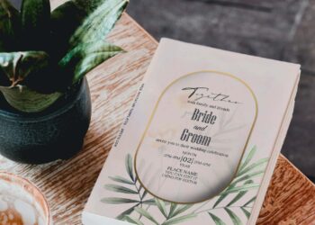 Free Editable Stylish Calendula Flower Wedding Invitation Templates