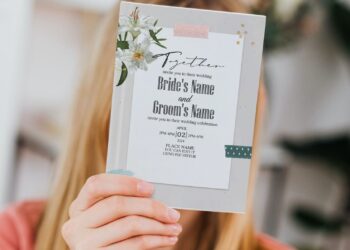 (Free Editable PDF) Cascading Rustic Blush Floral Invitation Templates