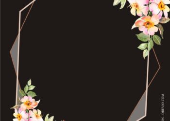 Gold Frame Invitation6