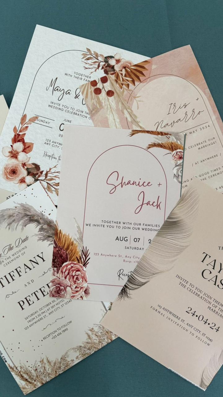 Perfect Rustic Wedding Invitation 