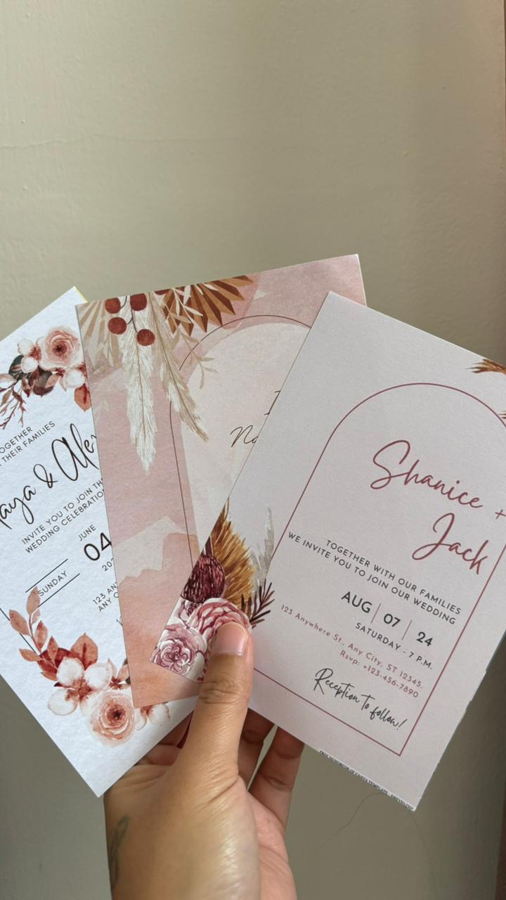 Perfect Rustic Wedding Invitation