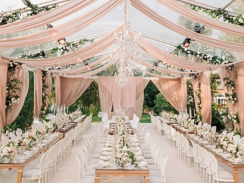 Pink Decoration (Credit : Three Bouqets.com)