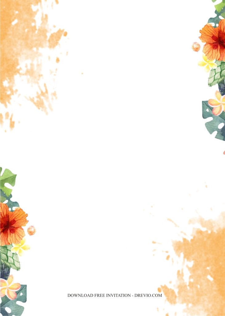 Tropical Flower Watercolor2