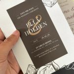 Your Dream Black and Gold Wedding Invitation Guide
