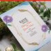 Free Editable PDF Everlasting Purple Floral Wedding Invitation Templates e