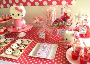 Hello Kitty Dessert Table (Credit: Catch My Party)