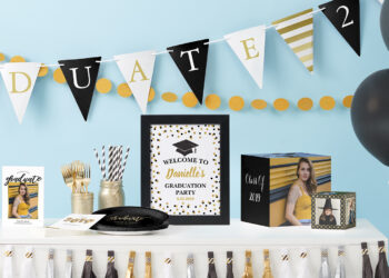 High School Grad Party Decorations (Credit: Zazzle)