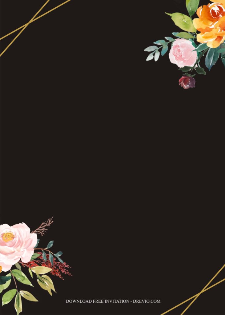 Simple Elegant Watercolor Flower2