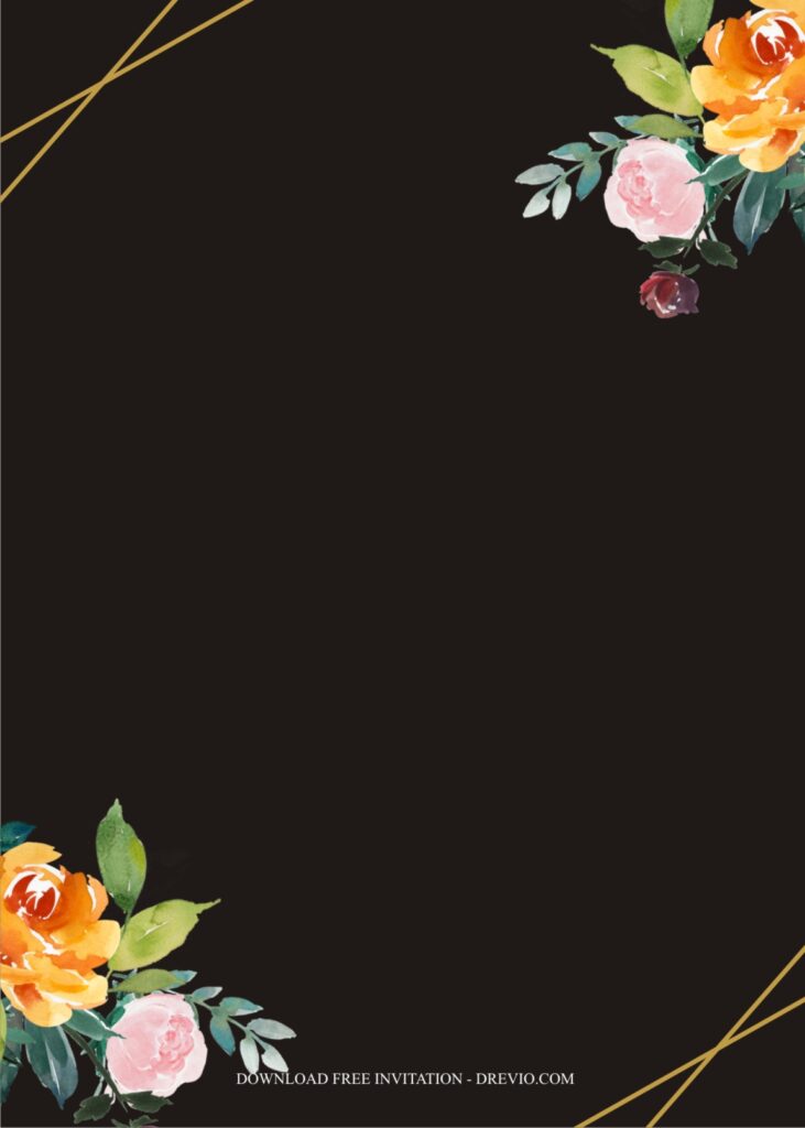 Simple Elegant Watercolor Flower3