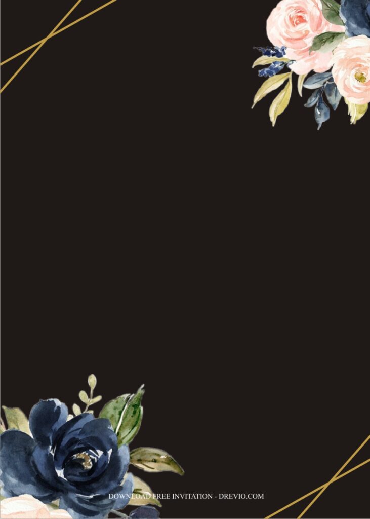 Simple Elegant Watercolor Flower6