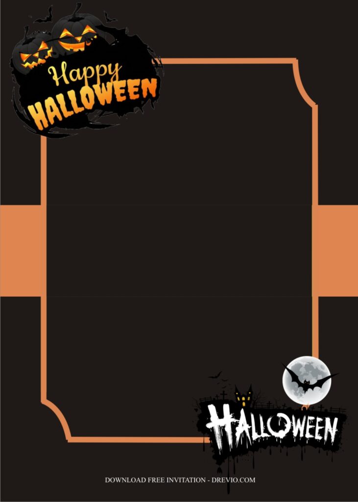 halloween Invitation Template3